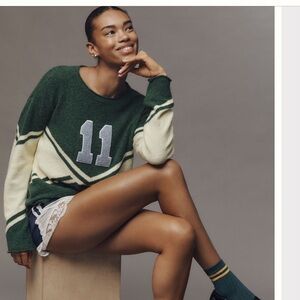Sundry Varsity Patch Sweater